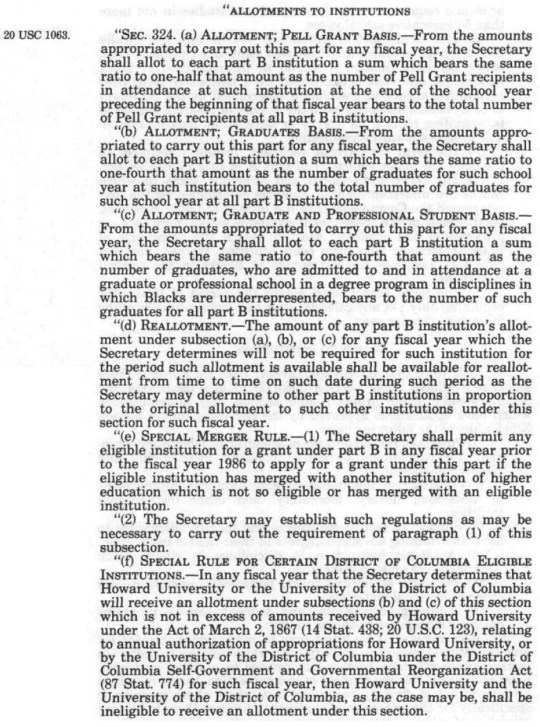 Higher Education Act of 1965 Amended 1986 HBCUs -Part 03