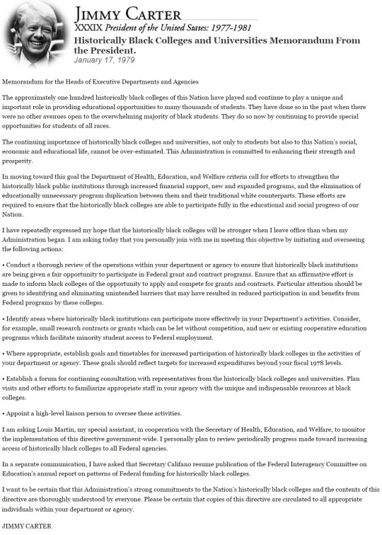 Jimmy Carter HBCU 1979
