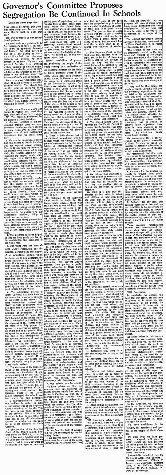 Wake County -Raleigh 1956