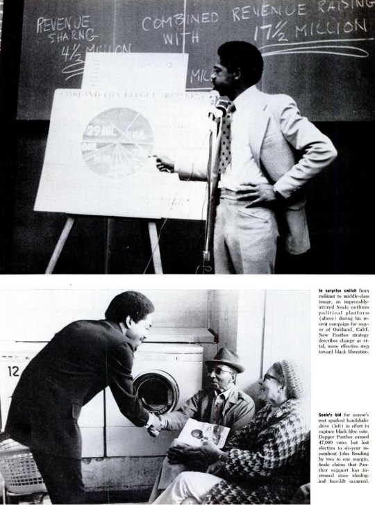 Huey P Newton Ebony 1973 