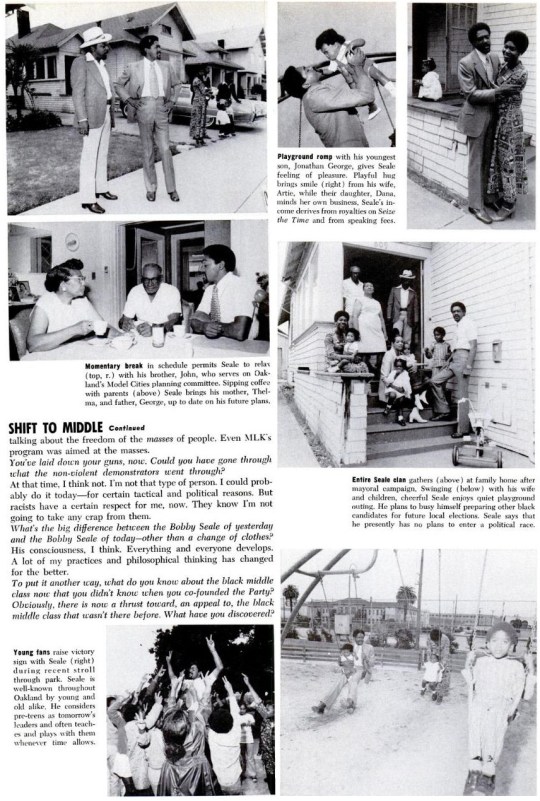 Huey P Newton Ebony 1973 