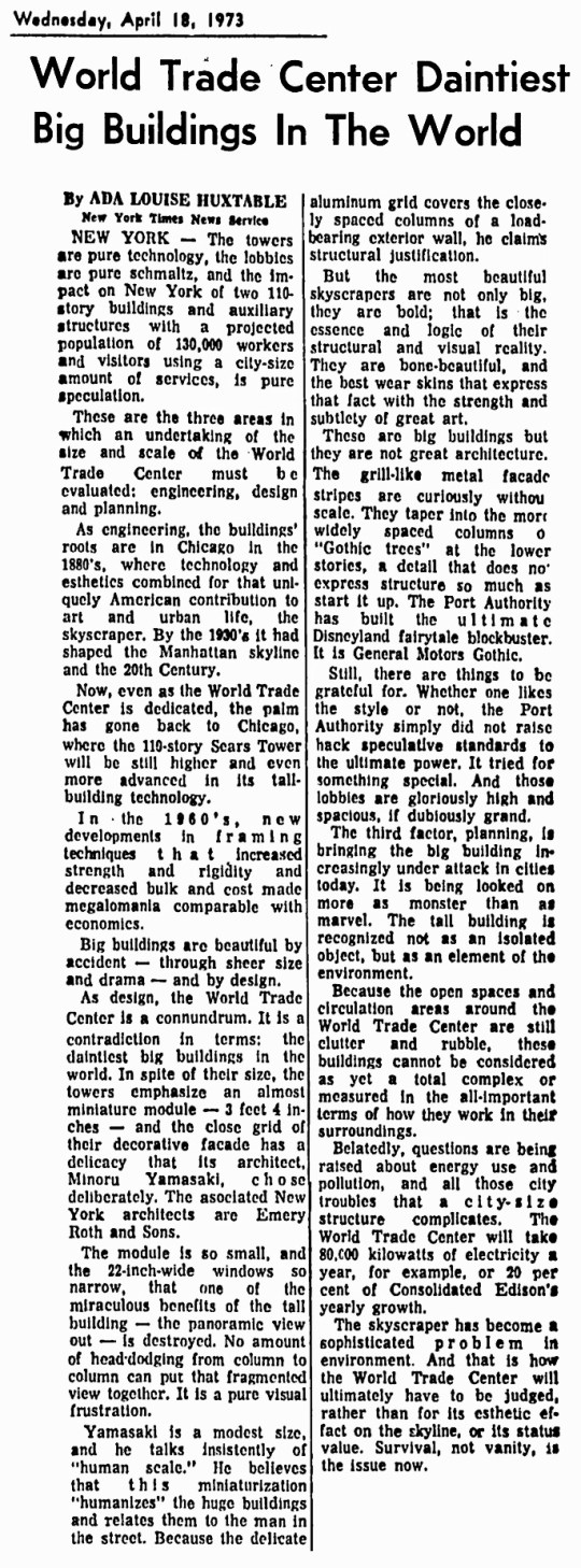 World Trade Center -April 17-1973