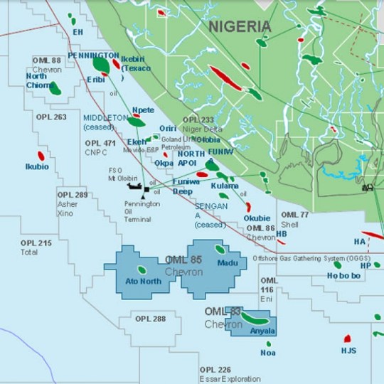 Nigeria Oil Blocks OML 83 and OML 85