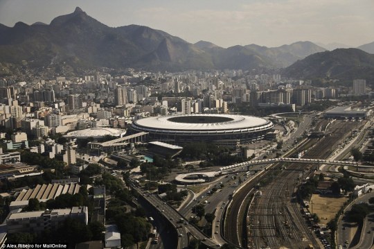 Maracana Stadium 2016 Olympics Opening Ceremony 