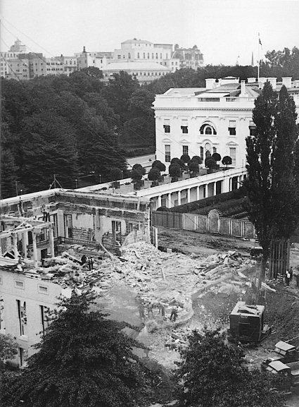 White House West Wing 1934 renovation