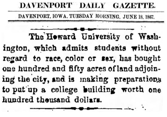 1867 Howard University