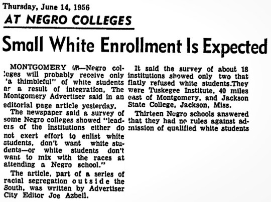 1956 Black Colleges