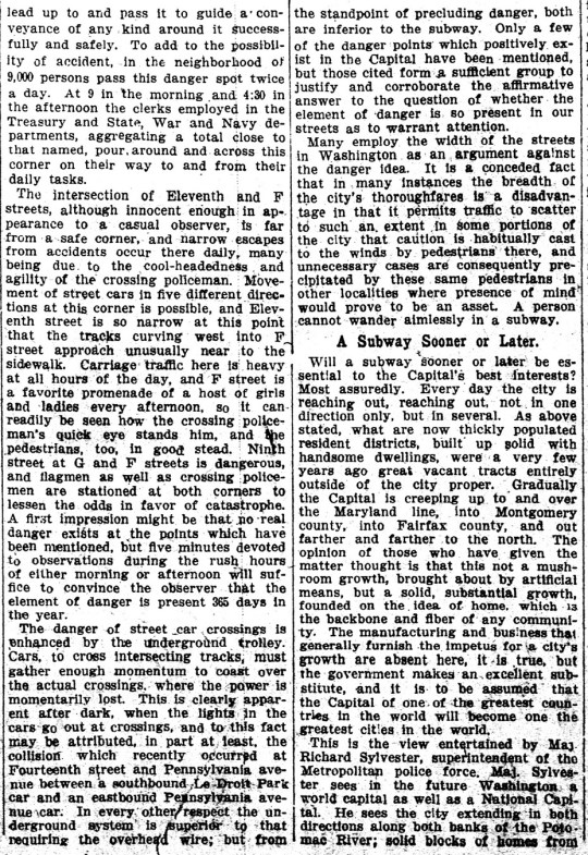 Washington Subway 1909