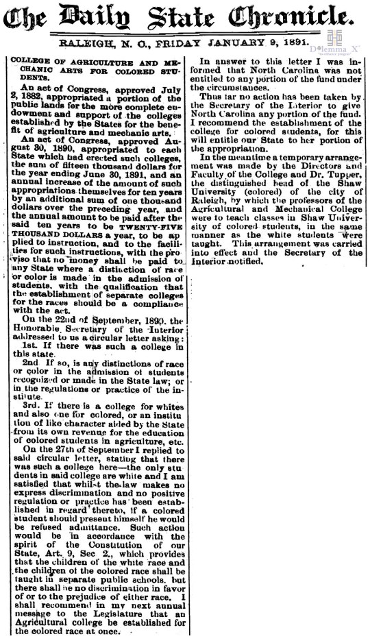 1891 North Carolina A&T
