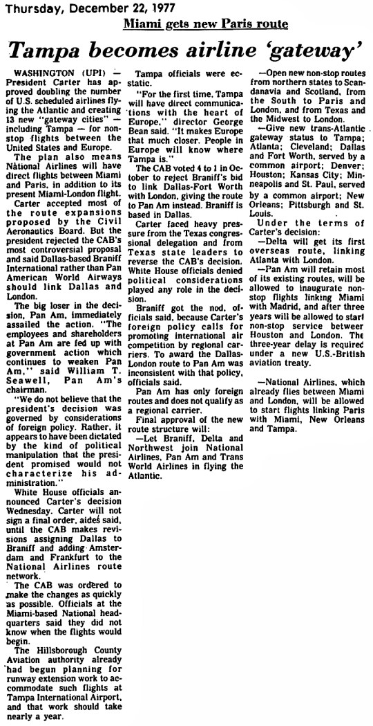 1977 Tampa International Gateway