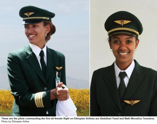 Ethiopian Airline Female Pilots