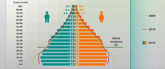 Mexico Census Age Groups 2015