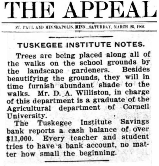 Tuskegee Institute -Tuskegee University 1903