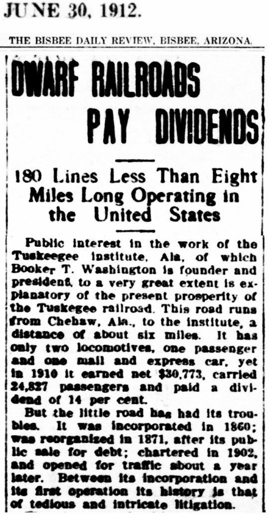 Tuskegee Institute -Tuskegee University 1912