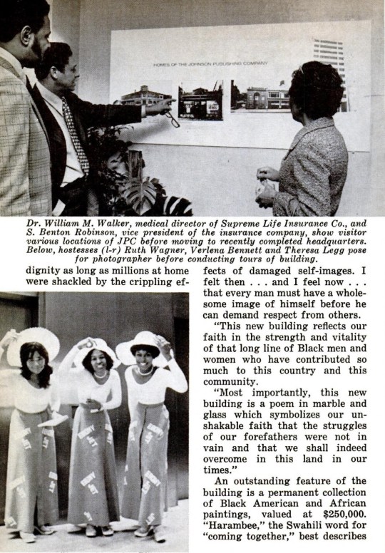 Johnson Publishing Company Headquaters 1972 