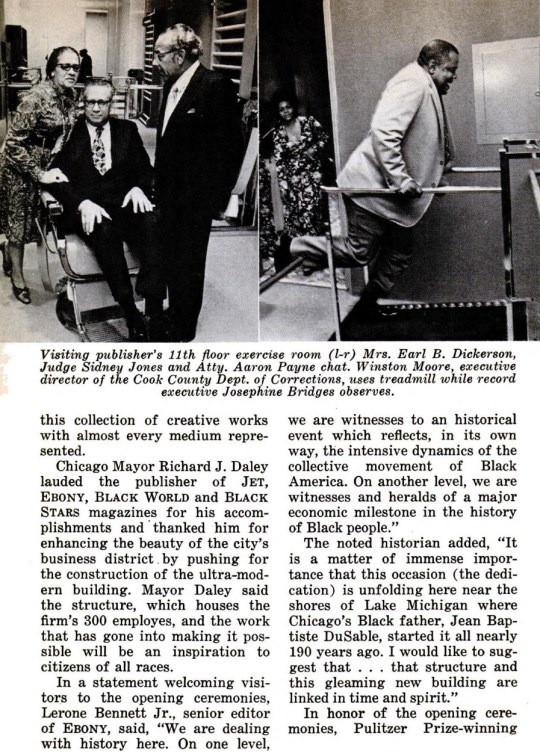 Johnson Publishing Company Headquaters 1972 