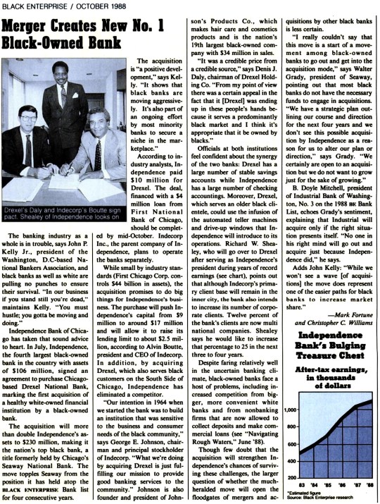 Black Banks -Oct 1988