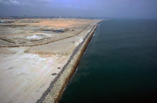 Eko Atlantic aerial -Lagos