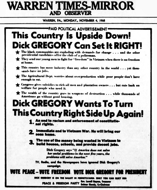 Election Results Nov 4-1968