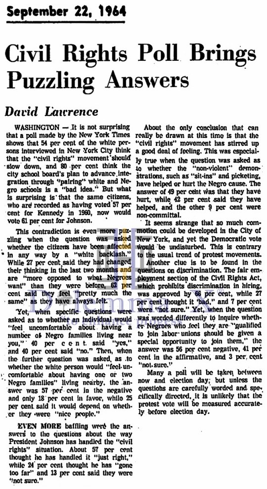 1964 African American Leaders