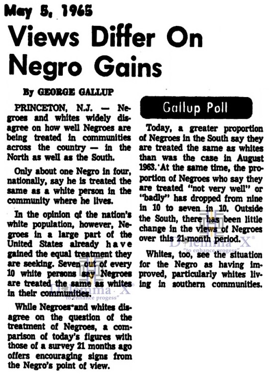 1965 US Racial Gains
