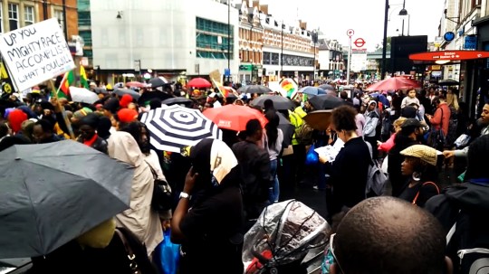 The Afrikan Emancipation Day Reparations March -1 August 2016