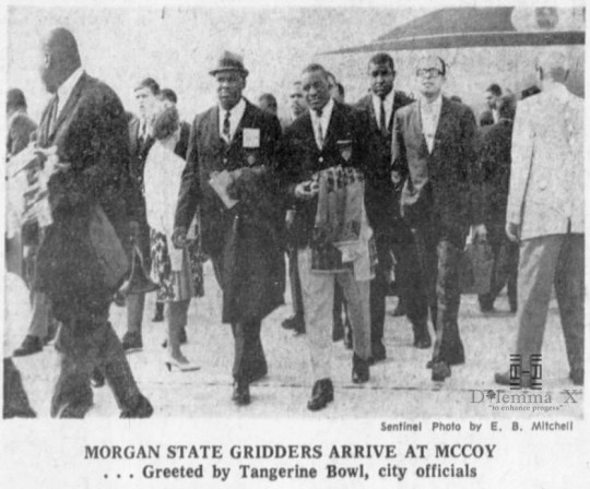 tangerine-bowl-1966 Morgan State University Football Team In Orlando