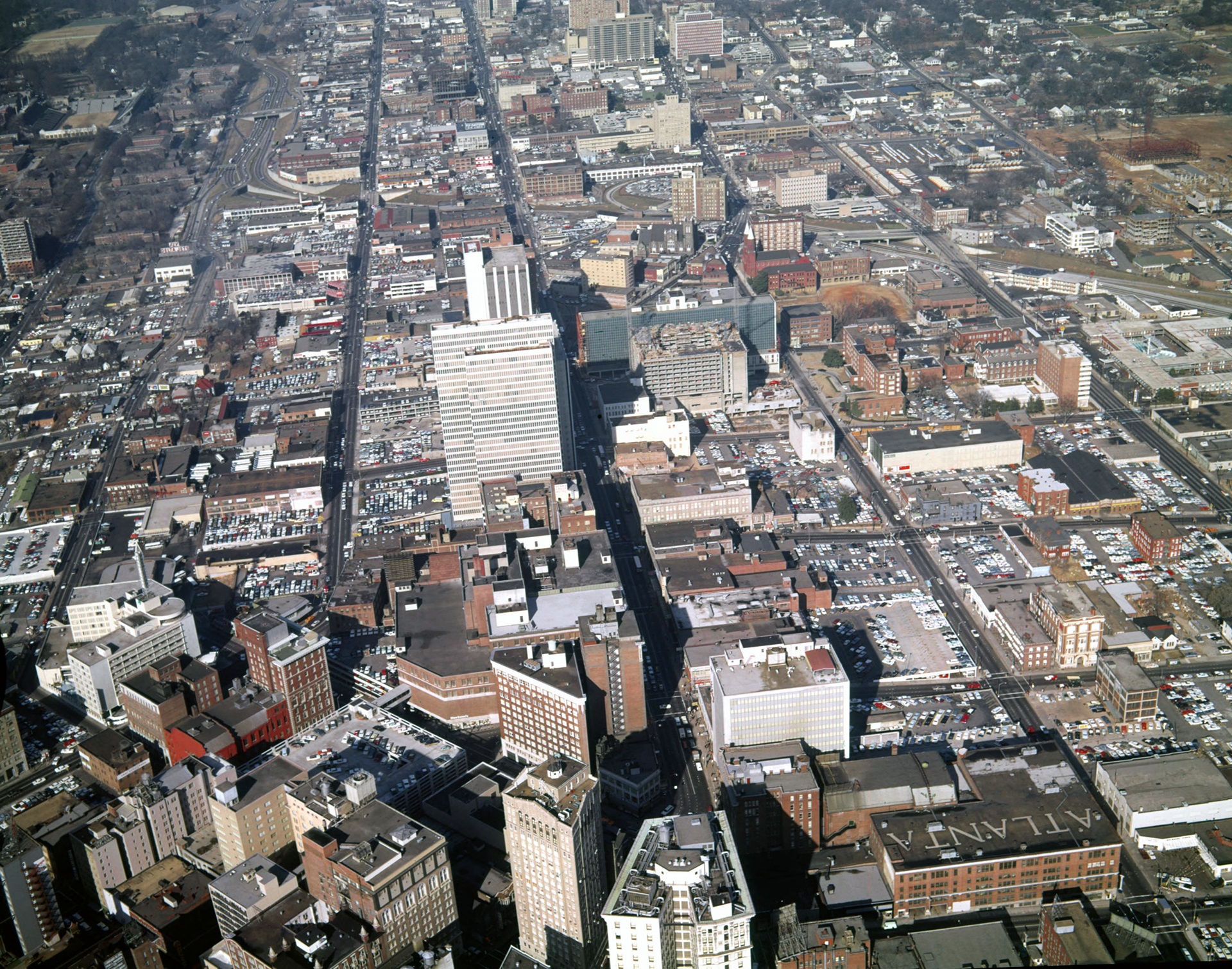 Atlanta skyline 1965