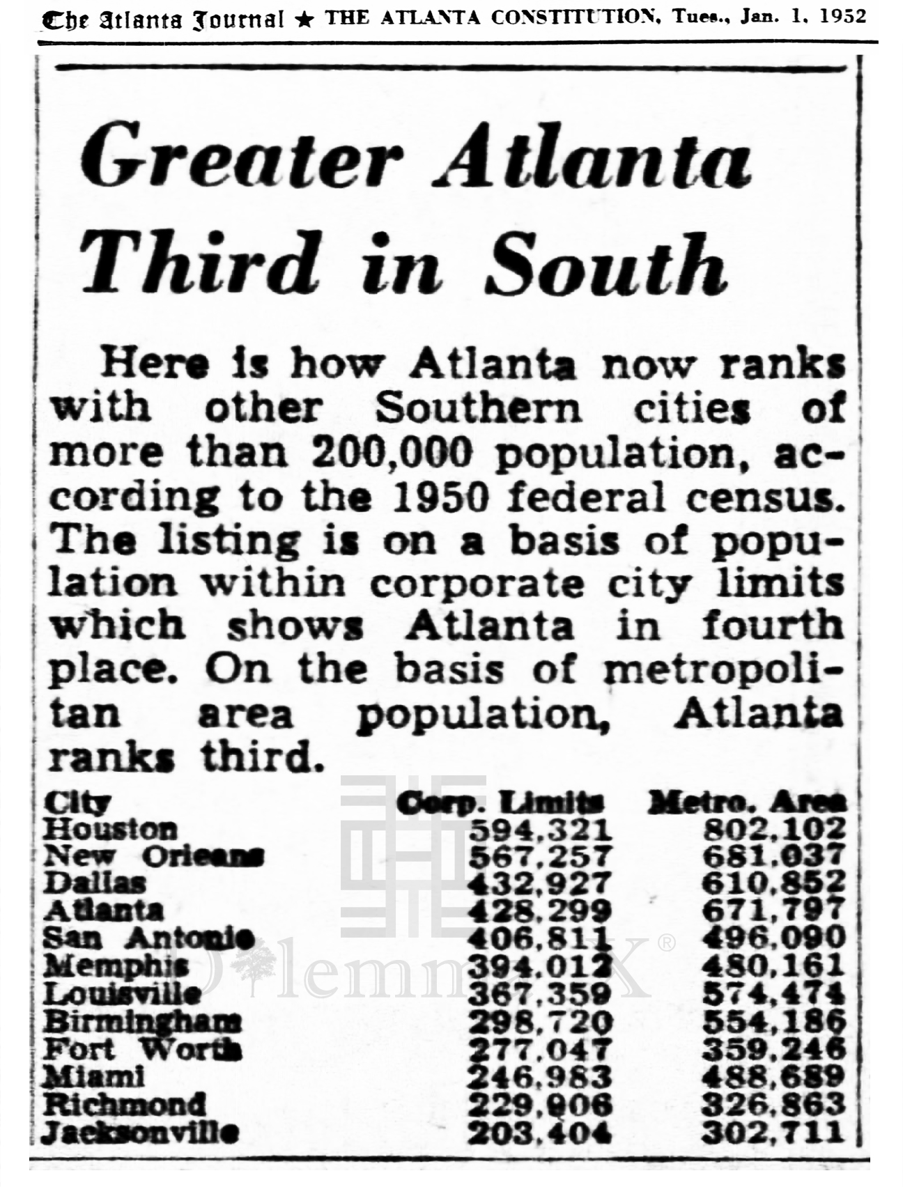 1952 Jan 1 Buckhead Atlanta 11