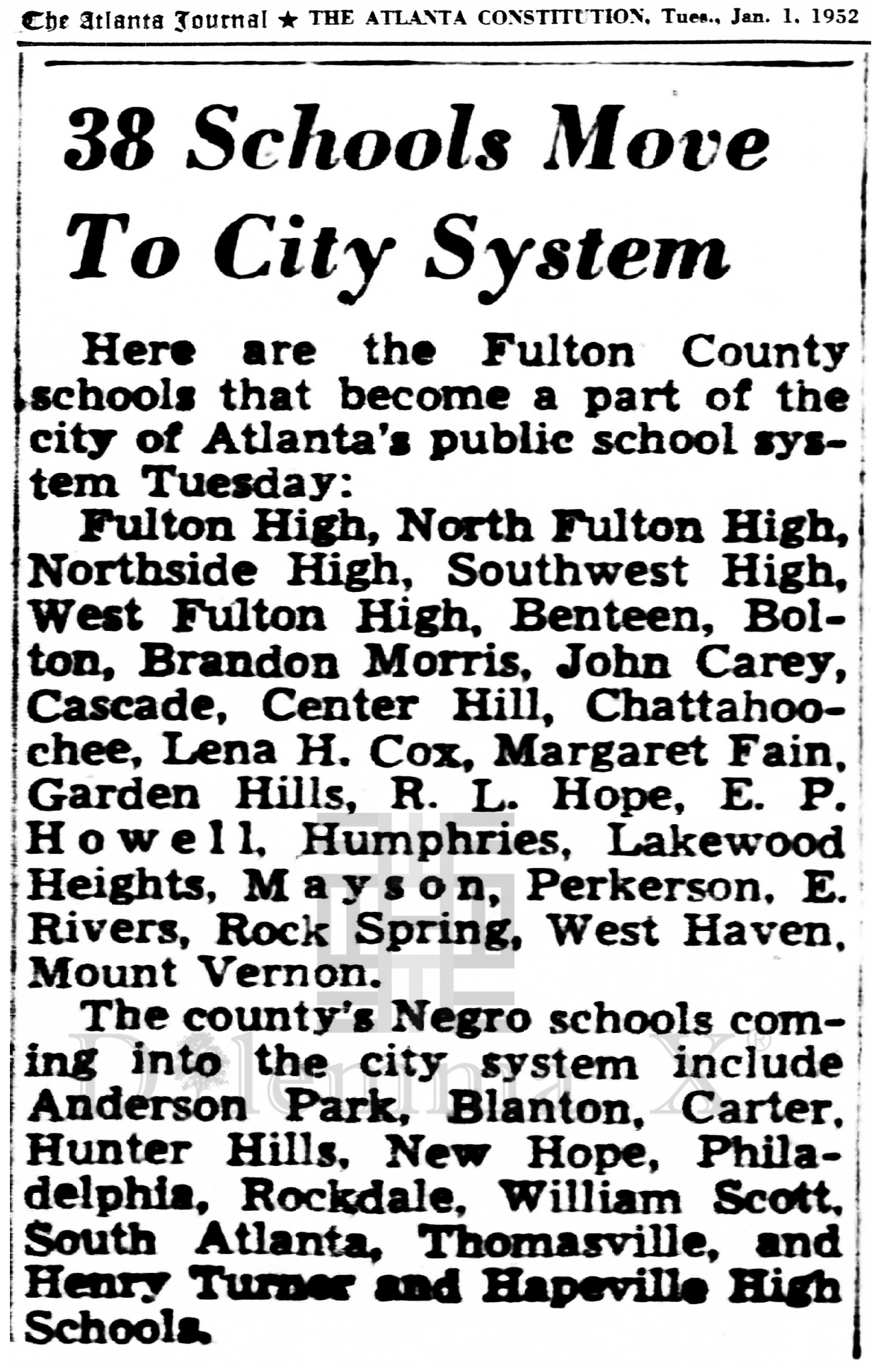 1952 Jan 1 Buckhead Atlanta 16