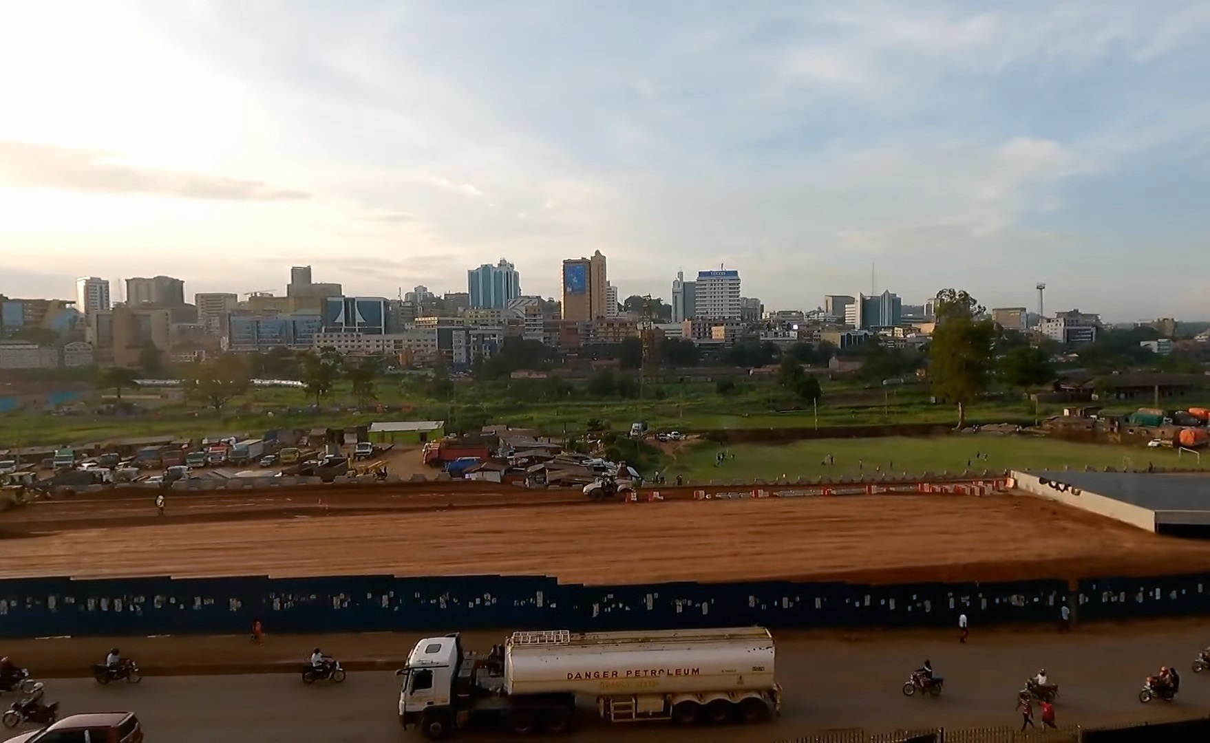 Kampala skyline