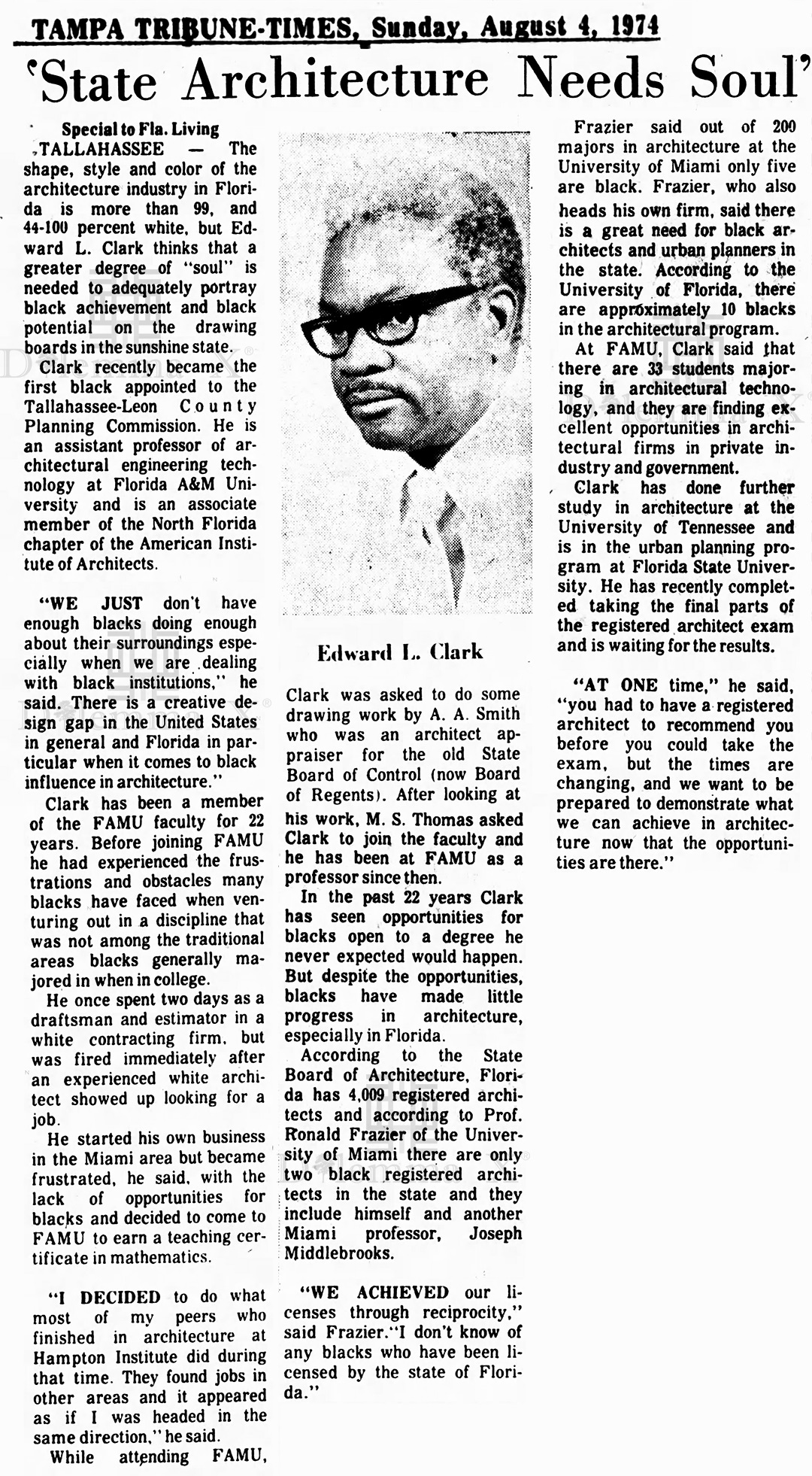 1974 Aug 4 FAMU Architecture